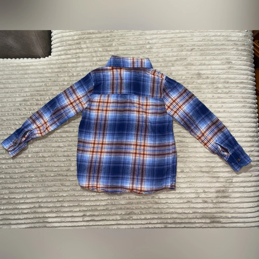 👕 Trendy Plaid Boys Flannel Shirt | OshKosh B’Gosh | Size 6/6A